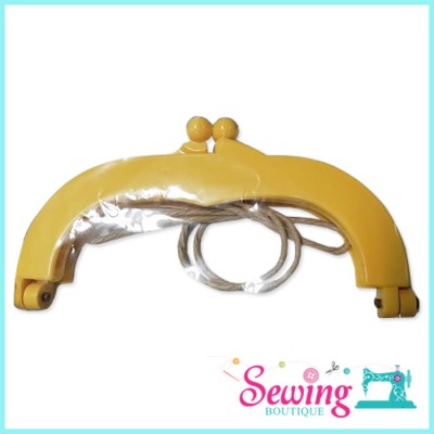 FRAME - ROUND-PLASTIC-14CM (YELLOW)